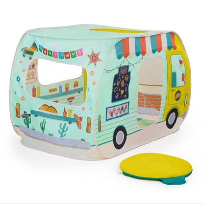 B. toys Good-to-Go Food Truck Pop-Up Tent - 43pc Indoor Play Tent for Toddlers