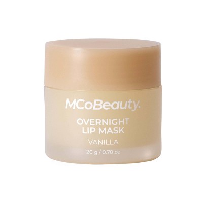 MCoBeauty Overnight Lip Mask - Vanilla - 0.7oz: Moisturizing, Smoothing, Vegan, Lip Balm
