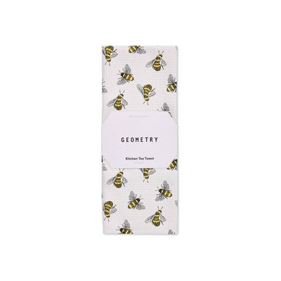 Geometry Kitchen Tea Towel Busy Bee
