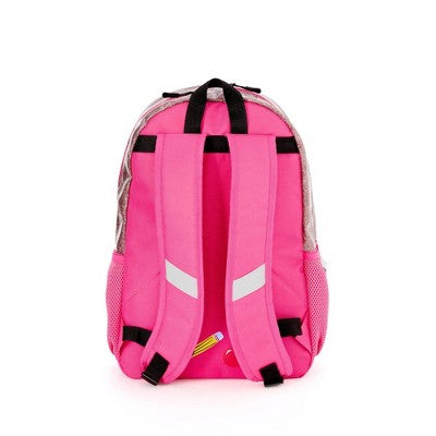 Locker Club Kids' 16L Kids Backpack with Lunch Box Headphone - Red/Gray: Preschool Backpack