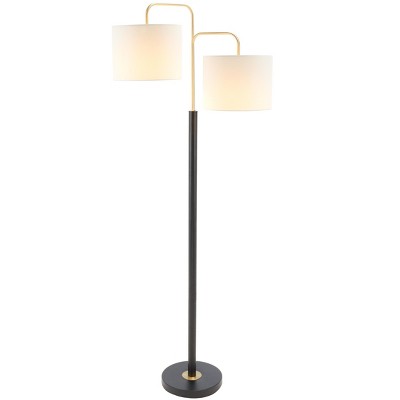 Geordi 64" Floor Lamp - FLL7002 - Black/Gold - Safavieh (LOCAL PICKUP ONLY)