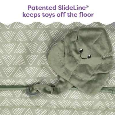 Boppy Shopping Cart Cover - Happy Green Leaf