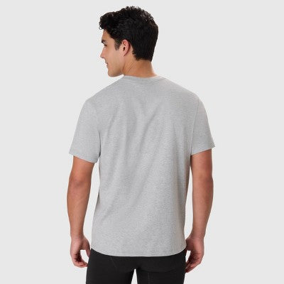 Hanes Men's 5pk T-Shirt Undershirts, Premium Everyday Tee Midweight Crewneck Shirt Pack, Wicking - Gray S