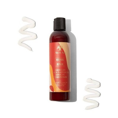 As I Am Leave-In Conditioner - 8 fl oz: Conditioning Cream for Textured and Normal Hair