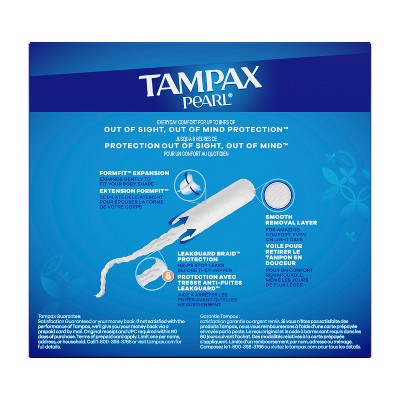 Tampax Pearl Duo Pack Tampons - Regular/Super - Unscented - 48ct