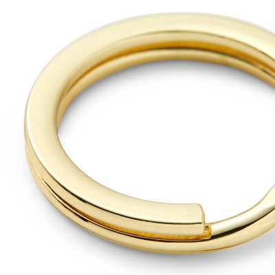 Keychain Split Ring - Gold - The Cuddle Collab