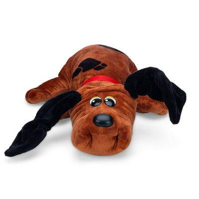 Pound Puppies Classic Plush Reddish Brown with Black Spots