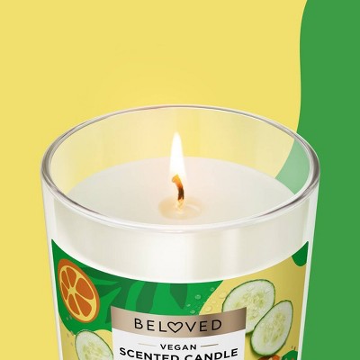 Beloved Mandarin & Cucumber Water 1-Wick Candle - 7oz