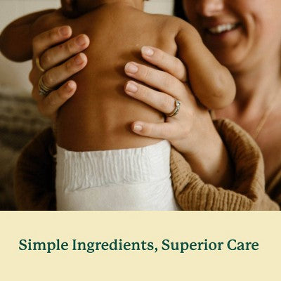 EcoPeaCo. Bamboo Disposable Diapers Made with Organic Bamboo and Viscose - Trial and Travel - Size 4 - 7ct