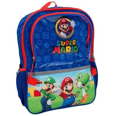 Nintendo Mario Kids' HP Set 16" Backpack - Blue