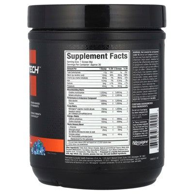 MuscleTech VaporX5®, Pre-Workout, Blue Razz Freeze, 9.4 oz (266 g)