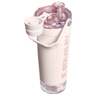 Stanley 20fl oz Stainless Steel Activate Shaker Bottle - Rose Quartz