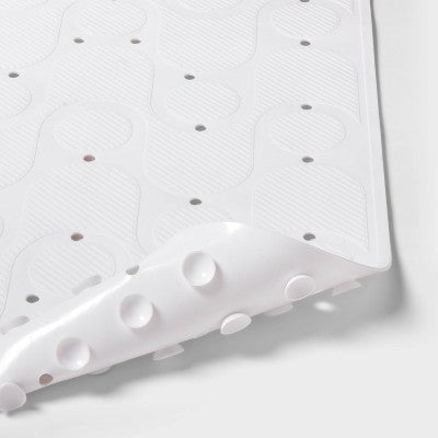 15"x27" Rounded Bath Mat White - Room Essentials