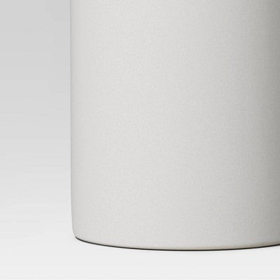 Ceramic Cylinder Decorative Vase White - Room Essentials