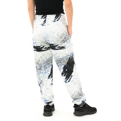 NFL Carolina Panthers Zubaz Men's Confetti Screen Print Pants - S