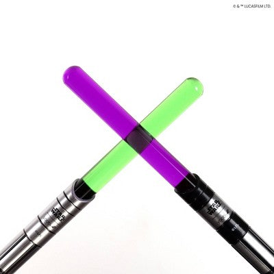 Yoobi Star Wars Writing Set 2pk Green & Purple Lightsaber, School Supplies