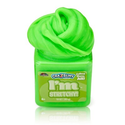 Cra-Z-Slimy I'm Stretchy Green Slime Jar 7.8oz