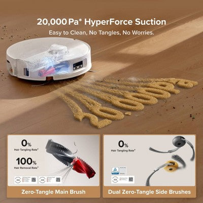 Roborock Qrevo Curv 2 Flow Robot Vacuum and Mop with Real Time Self Cleaning Roller Mop and 20000Pa (LOCAL PICKUP ONLY)