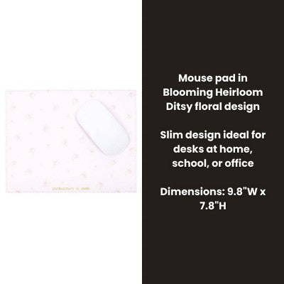 LoveShackFancy x Target - Yoobi Blooming Heirloom Mouse Pad Stawberry Macaroon