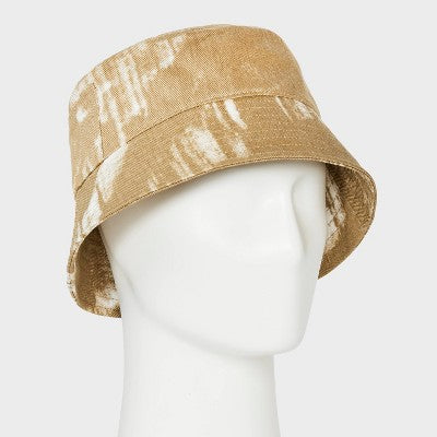 Men's Tie-Dye Bucket Hat - Original Use Tan L/XL