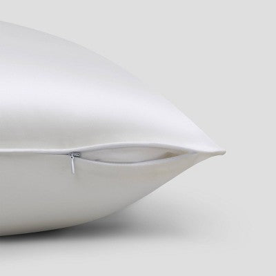 Calm Jumbo Medium Density Satin Bed Pillow White (LOCAL PICKUP ONLY)