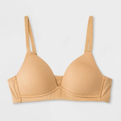 Maidenform Girls' Molded Triangle Padded Pullover Comfort Bra 36A