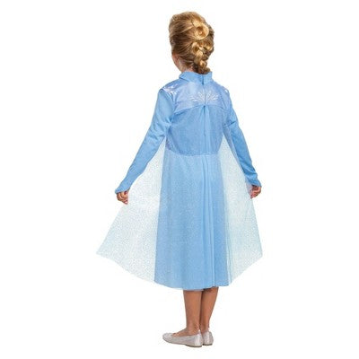Disney Frozen 2 Elsa Kids' Halloween Costume Dress XS (3T-4T): Toddler Fairytale Polyester Apparel