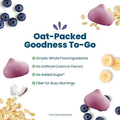 Amara Organic Breakfast Oat Melts Blueberry Baby Snack - 7g