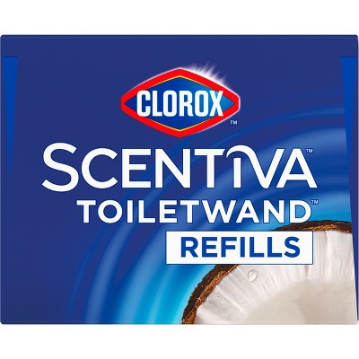 Clorox Scentiva Coconut and Waterlily ToiletWand Pad Cleaner Refills - 10ct