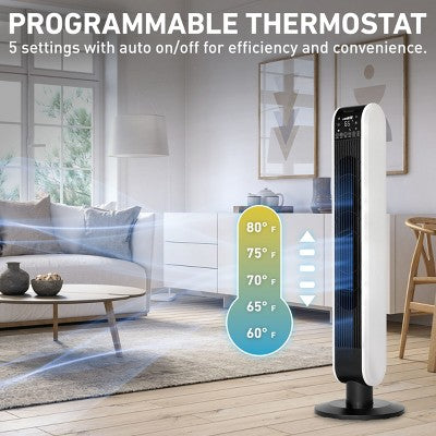 Holmes 40' Wi-Fi Tower Oscillating Fan with Clean Breeze (LOCAL PICKUP ONLY)