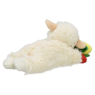 Multipet Lamb Chop Holding Corn Dog Interactive Plush Toy