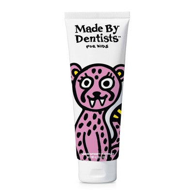 Made By Dentists Kids Cheetah Fluoride Anticavity Toothpaste -Strawberry - 4.2 oz