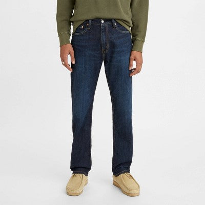 Levi's Men's 505 Regular Fit Straight Leg Jeans - Dark Wash 40x30