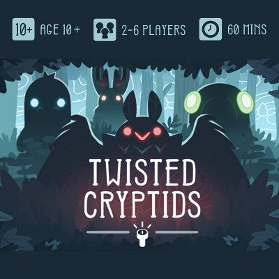 TeeTurtle Twisted Cryptids Board Game: Creative Thinking, 30-60 Min Play, 2-4 Players, Includes Cards & Tokens