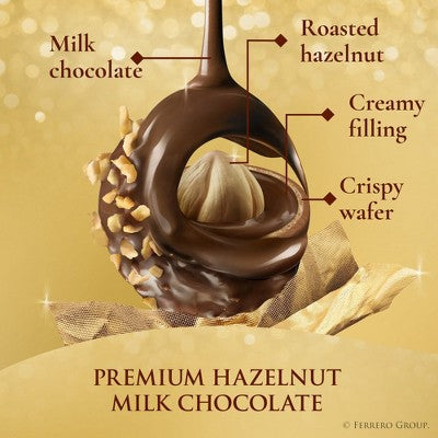 Ferrero Rocher Christmas Candy Chocolate Gift Box - 7.9oz