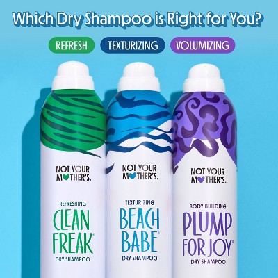 Not Your Mother's Clean Freak Original Citrus Dry Shampoo for All Hair Types - 12oz: Oil Control, Aluminum-Free, Dye-Free, Paraben-Free