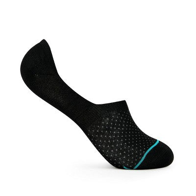 Fruit of the Loom Women's Breathable Mesh Lightweight 6pk Liner Athletic Socks - Black 4-10