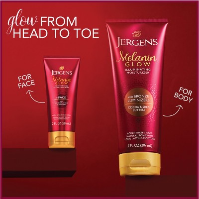 Jergens Melanin Glow Moisturizing Glow Enhancer - 2 fl oz