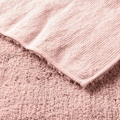 21"x34" Ultra Soft Tufted Bath Rug Light Blush - Casaluna: Cotton & Lyocell, Machine Washable, Medium Pile