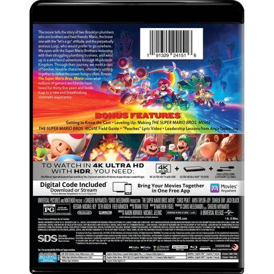 The Super Mario Bros. Movie (4K/UHD + Blu-ray + Digital)