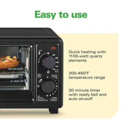 Kitchen Collection By Hamilton Beach 4 Slice Toaster Oven 31285KC