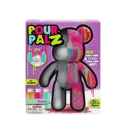 Toy Monster Pour Palz DIY Paint Bear "Colors May Vary"
