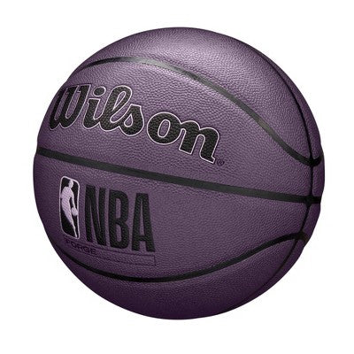 Wilson Size 7 NBA Forge Basketball - Purple: Composite Shell, Butyl Bladder
