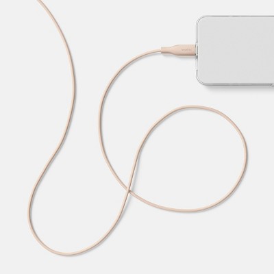 3' USB-C to USB-C Cable - heyday Beige: Male-to-Male Connection