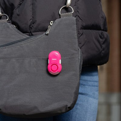 Sabre Personal Alarm with LED Light - Pink