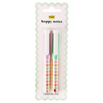 Post-it 2pk Gingham Patterned Gel Pens