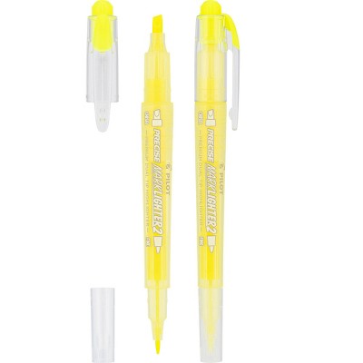Precise Pilot 2pk Yellow Highlighter Dual Tip