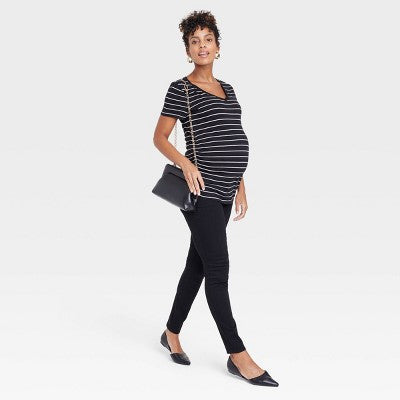 Over Belly Skinny Maternity Pants Isabel Maternity Black 18
