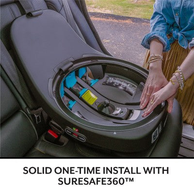 Evenflo Gold Revolve 360 Extend All-in-One Rotating Convertible Car Seat with SensorSafe- Travertine (LOCAL PICKUP ONLY)