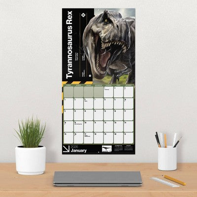 DateWorks 12"x12" 2026 Jurassic Wall Calendar